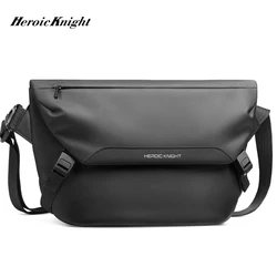 Heroic Knight Simple Messenger Bags Men Waterproof Casual Sports Crossbody Bag Shoulder Bag Large Capacity Unisex Travel Bag