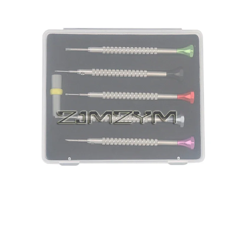 5Pcs/Set Assort Size Watch Screwdriver Stainless Steel Precise Screwdriver Watch Jewelry Repair Tool Kit For Watchmaker Jeweler