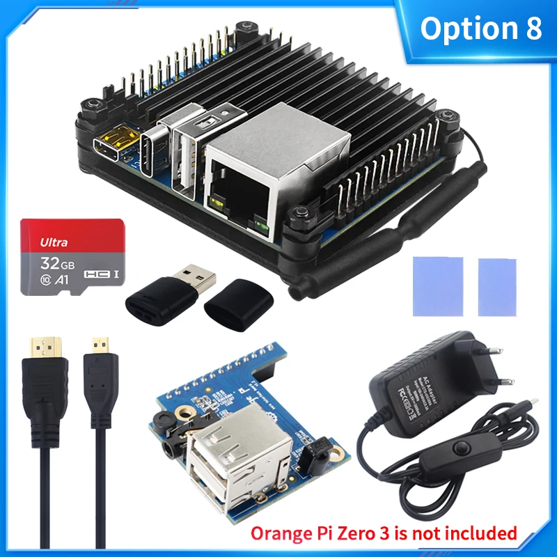 Orange pi zero 3 Aluminium legierung gehäuse passive Wärme ableitung schale CPU-Kühlkörper gehäuse für orange pi null 3