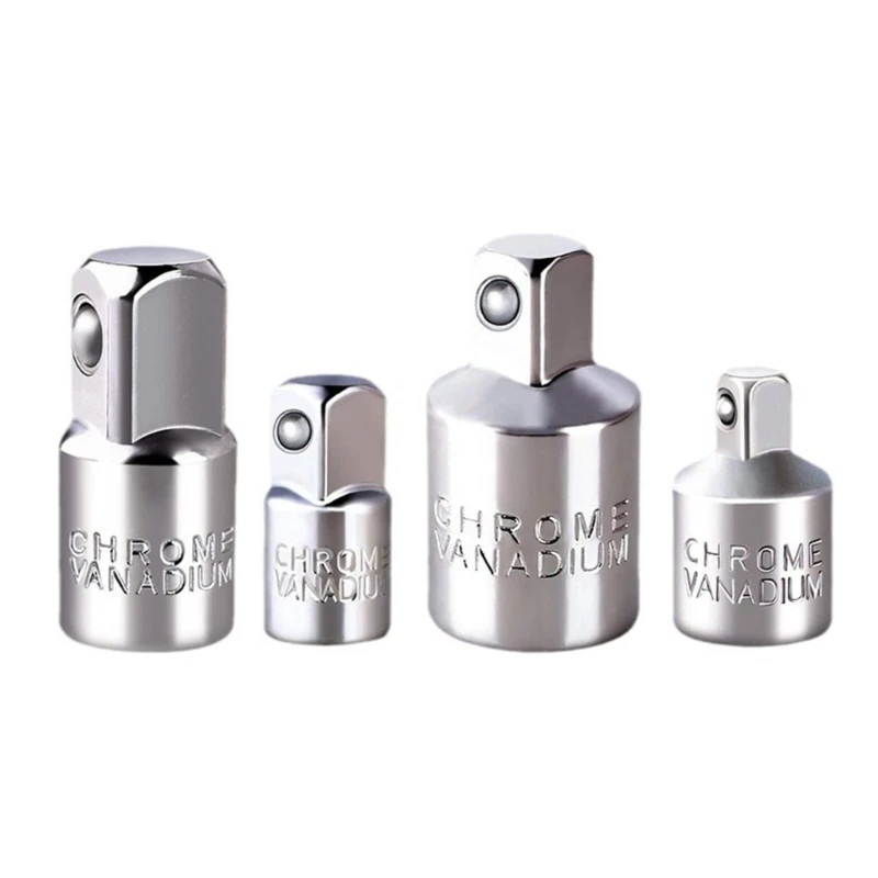 Juego reductores adaptadores enchufe impacto, convertidores adaptadores enchufe 1/4 3/8" y 4 Uds.