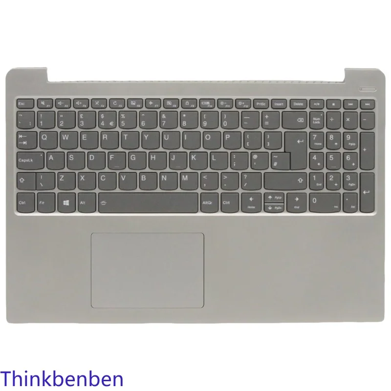 UK English Platinum Grey Keyboard Upper Case Palmrest Shell Cover For Lenovo Ideapad 330S 15 15IKB 15AST 15ARR 5CB0R07277