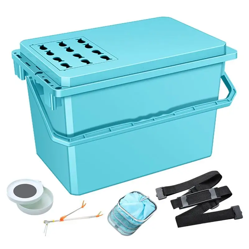 

Tackle Box 30L Portable Fishing & Tackle Storage Box Tackle Storage And Tool Organization For Saltwater Or Freshwater Fishing