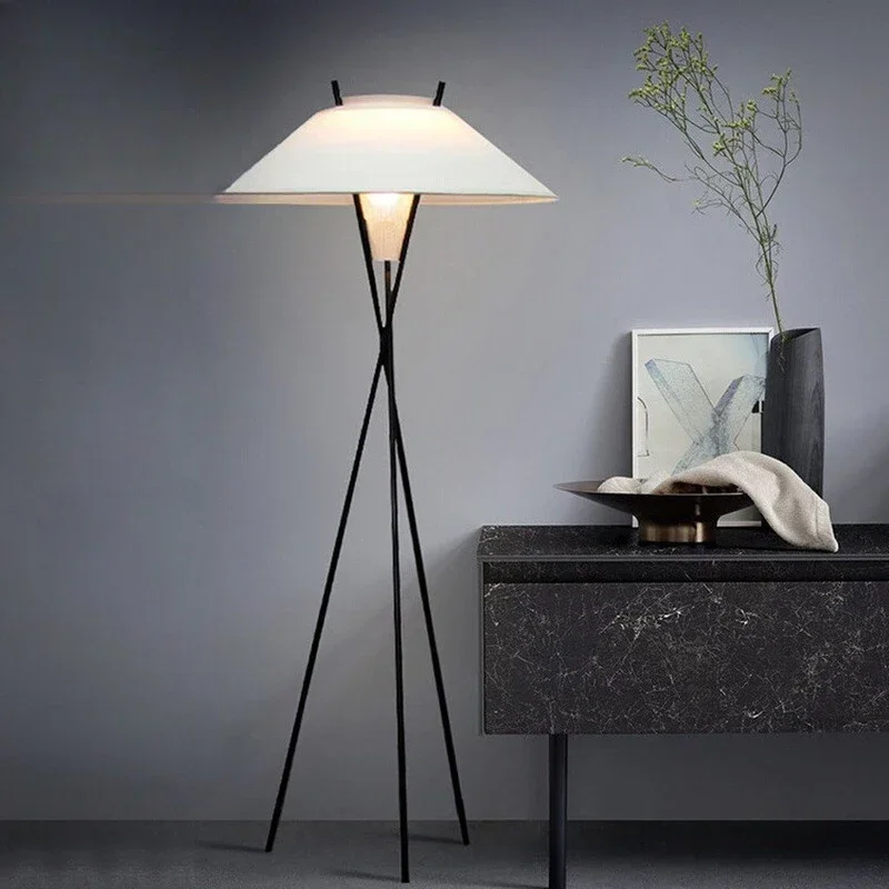 Light luxury designer atmospheric triangle floor lamp