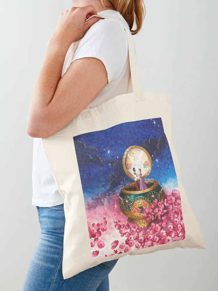 

Anastasia music box Tote Bag canvas tote shoping bag foldable reusable bag Beach