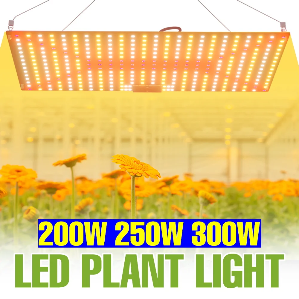 

Светодиодная лампа для выращивания растений 300 Вт, полный спектр, Quantum Board, УФ/ИК, для теплиц и гроубоксов, для овощей и фруктов, вилка US/EU