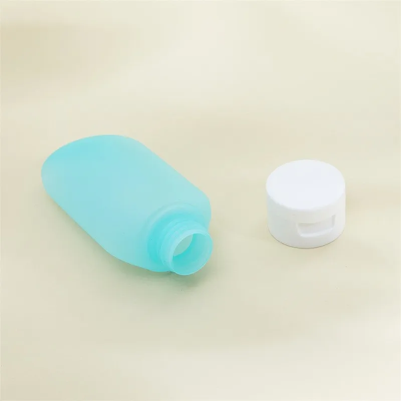 Garrafa De Viagem De Silicone Portátil Garrafa De Loção Recarregável, Recipiente De Shampoo À Prova De Vazamento, Squeeze Tube Garrafa Vazia, Armazenamento De Cosméticos