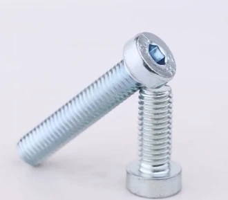 2~50Pcs Zinc Plated Hexagon Socket Head Cap Screws M3 M4 M5 M6 M8 M10 M12 Thin Low Short Profile Head Allen Cap Bolt Screws