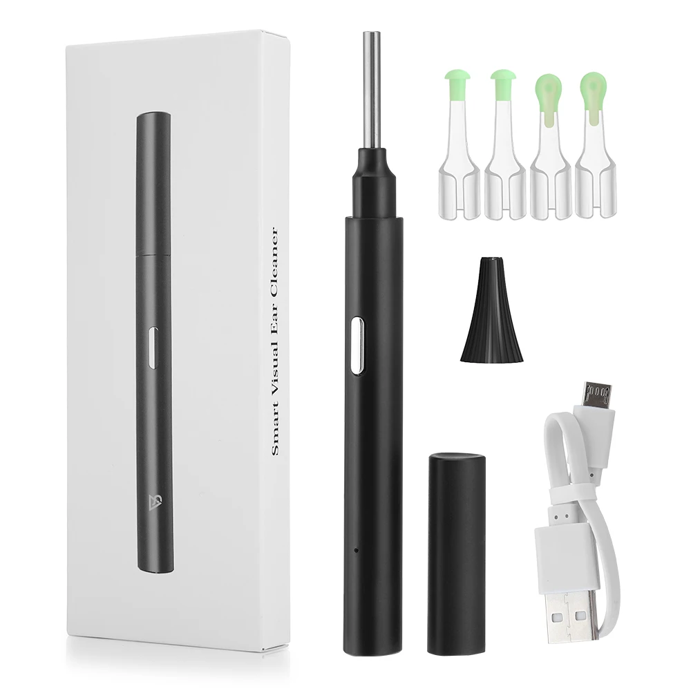 Ear Cleaner Endoscope Ear Cone WiFi Ear Mirror HD 1080P Wireless Five-axis Gyroscope Wax Removal Tool Wax Cleaner