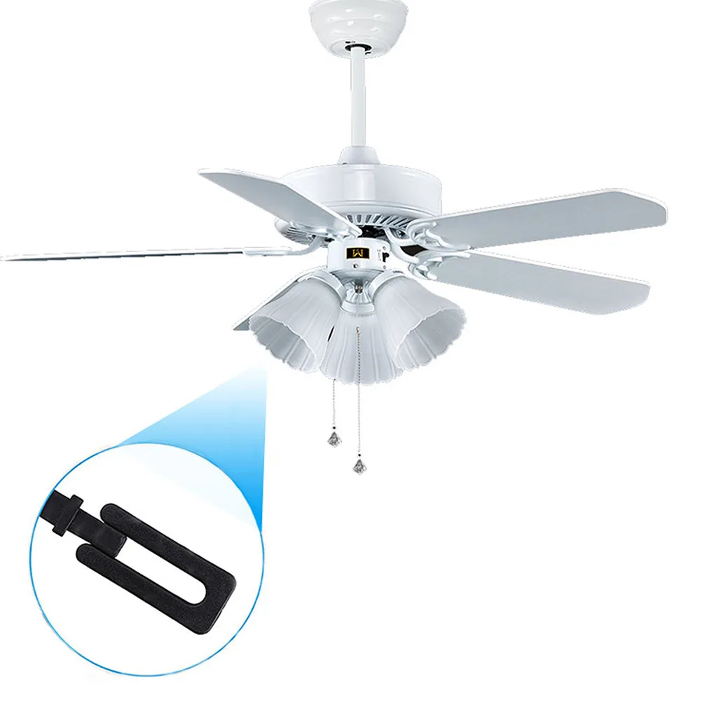 

5pcs Fan Balancing Kit Ceiling Fan Balance Clip Replacement Weights Blades Tool Noise Reduction Stable Support Lightweight Easy