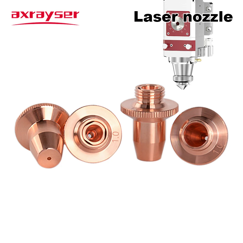 3D Laser Nozzles D15 M8 H19 for OSPRI High Speed Cutting Machine Patrs FSN08 LC Series Consumable Pure Copper