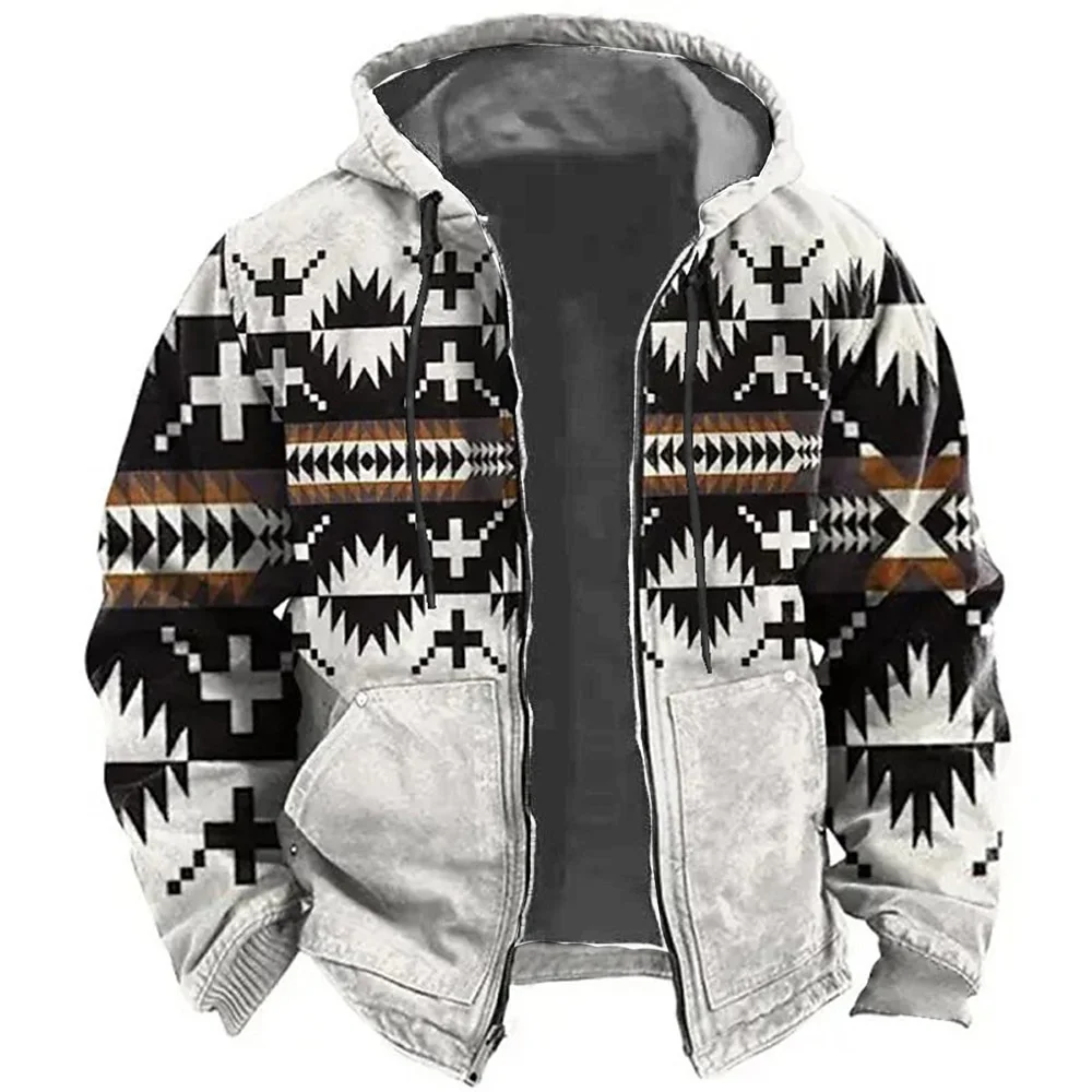 Sudadera con capucha con cremallera Vintage para hombre, chaqueta de Golf 3d, ropa de lujo, sudadera informal de manga larga, Y2k