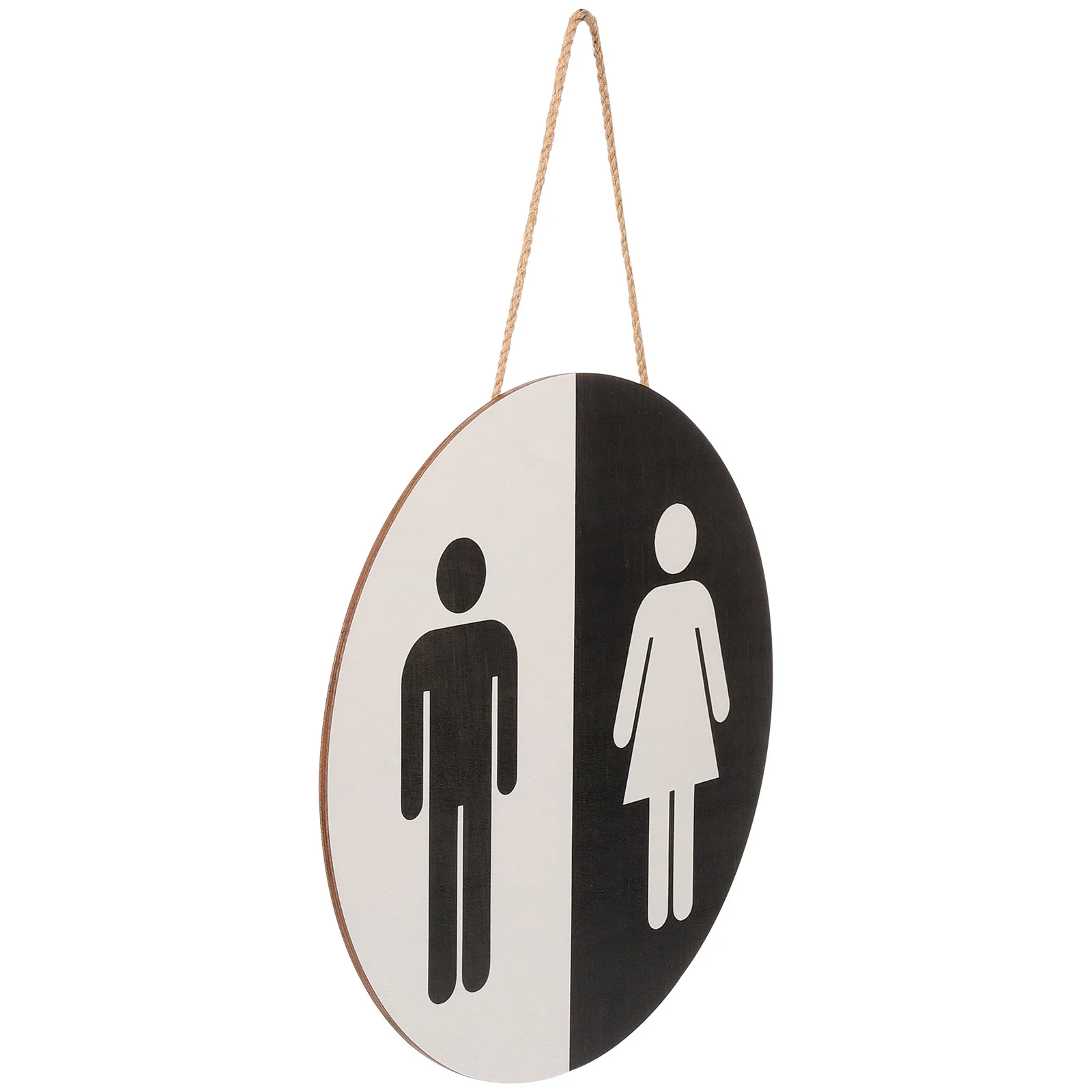 

Bathroom Sign Wall Art Wooden Restroom Sign Funny Bathroom Signs Wall Decor Toilet Identification Plate Restroom Signs