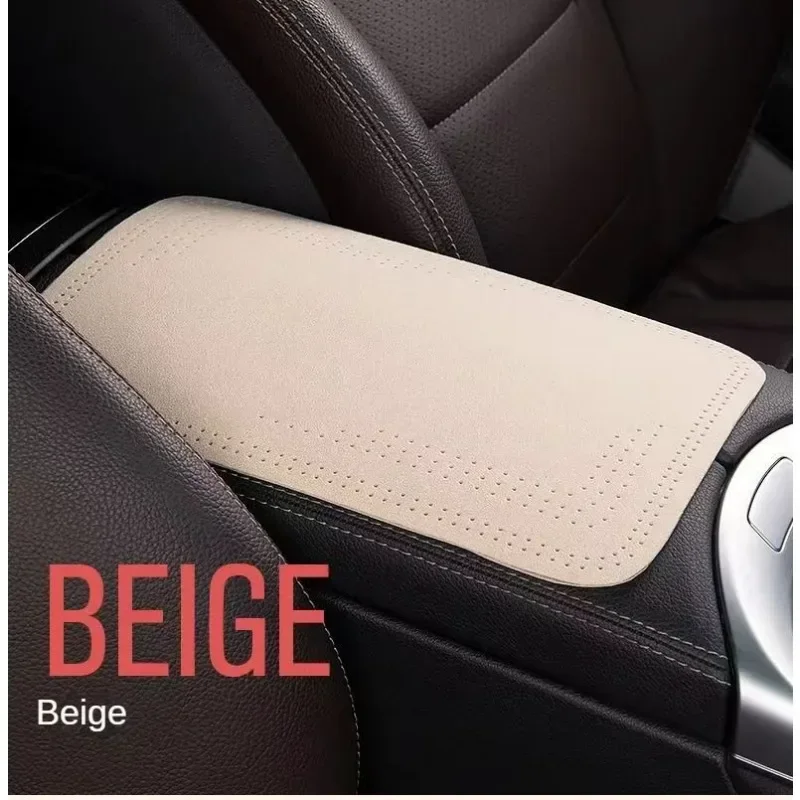 Plush Car Armrest Cushion Center Console Cover Four Seasons Universal Elbow Pad Interior Accessories