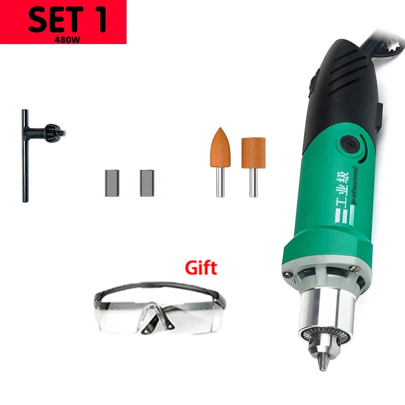 Dremel 260 W/480 W High-Power Graveur Elektrische Boor Graveren Rotary Tool Flexibele As 6-positie Variabele Snelheid Polijsten
