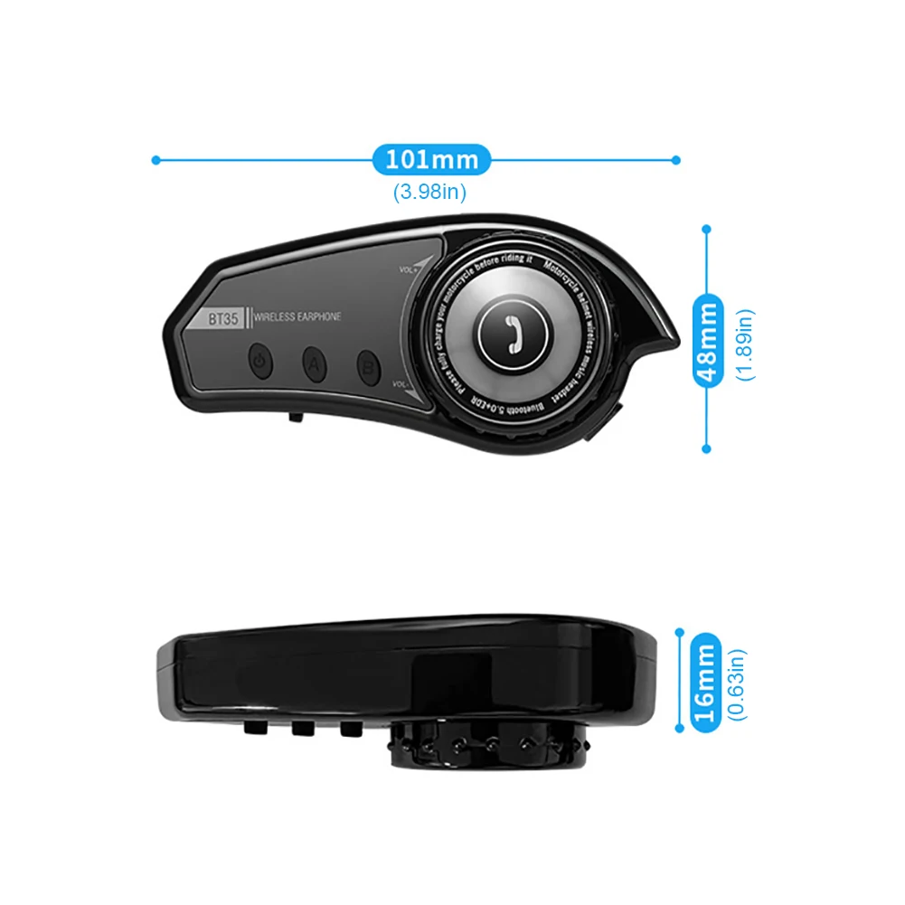 سماعة خوذة دراجة نارية 800 مللي أمبير في الساعة متوافقة مع بلوتوث 5.0 سماعة ستيريو مع مساعد صوت الضوء المحيط لركوب الدراجات