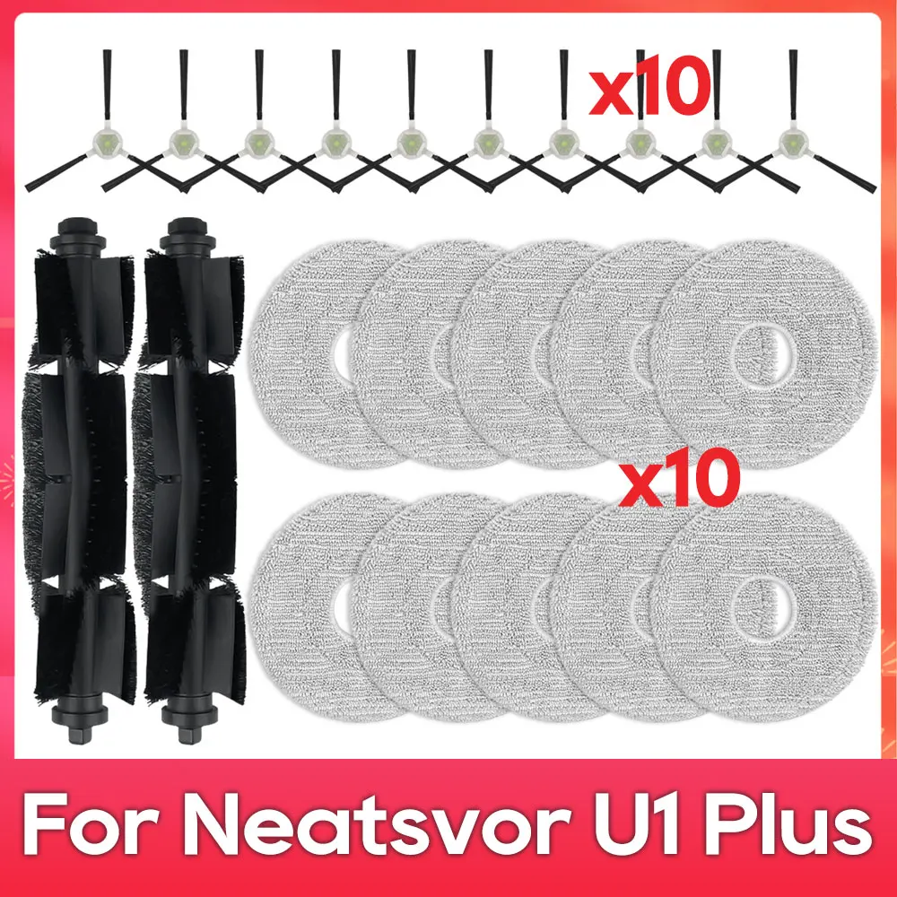 Fit For ( Neatsvor U1 Plus ) Main Side Brush Mop Robot Vacuum Cleaner Accessories Parts