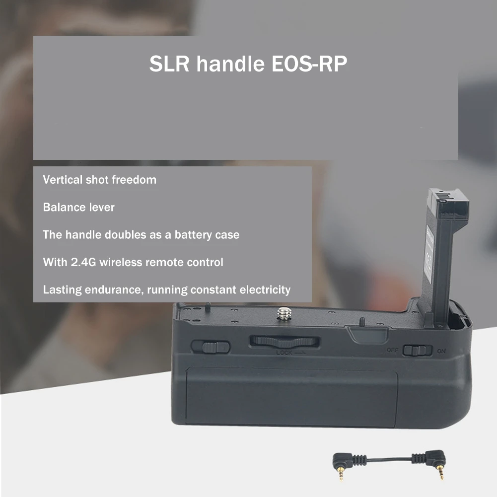 A01K-SLR Camera Handle Vertical Battery Grip Holder Anti-Shake Handle Bracket Suitable For Canon EOS RP Mirrorless Camera