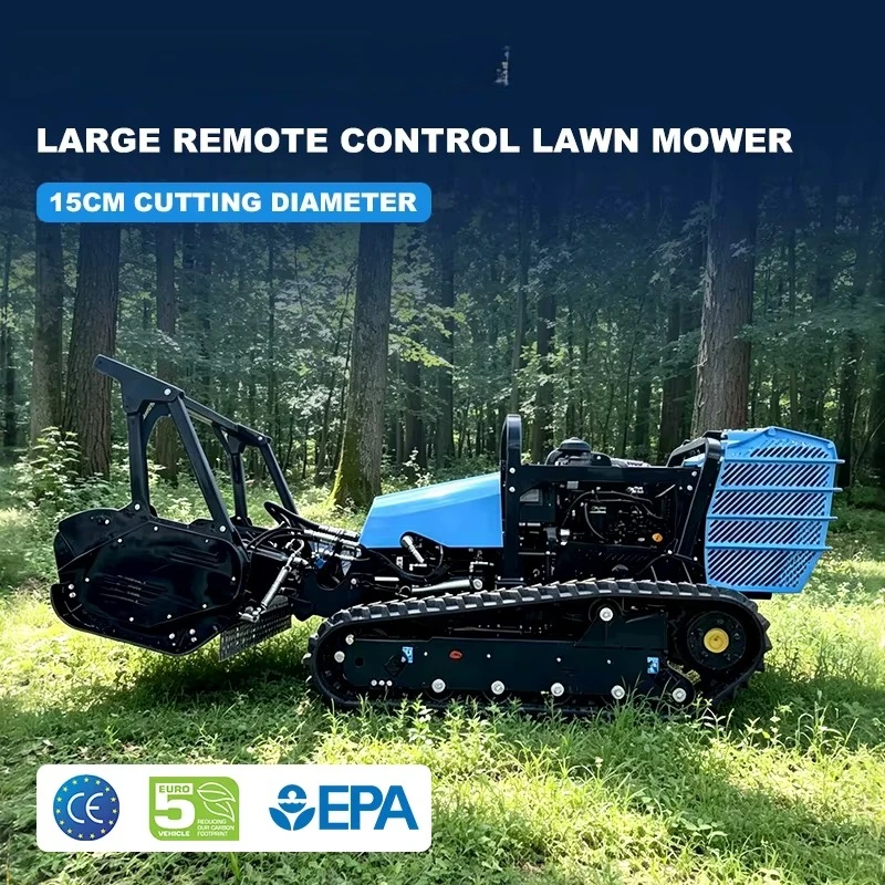 Self‑propelled Crawler Forest Mulcher Hydraulic Remote Wood Brush Shredder for Rugged Mountain Slope Clearing