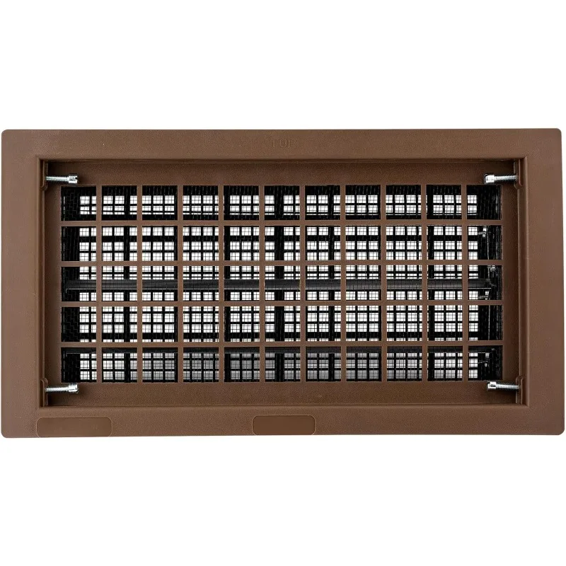 

8" x 16" Automatic Foundation Vent for Ventilating Crawl Space Replacement Auto Air Vent, Brown,1 Pack