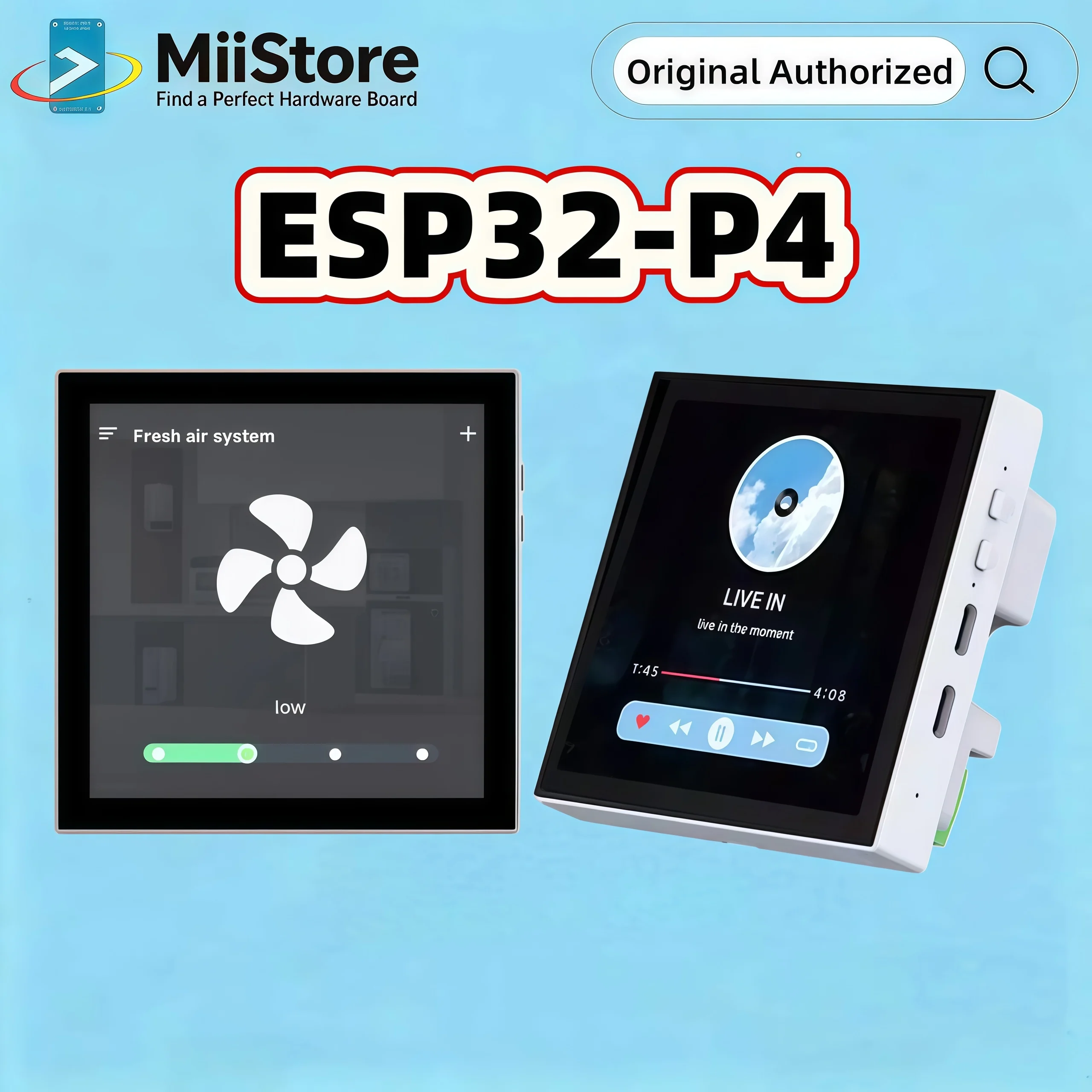 waveshare-esp32-p4-4-pouces-smart-86-box-deve-board-ecran-tactile-en-option-base-sur-le-controleur-esp32-p4-integre-720-×-720-pixels