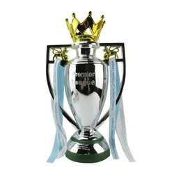 Football Premier League Trophy Manchester City Liverpool European Cup Fan Supplies Electroplated Resin Ornaments