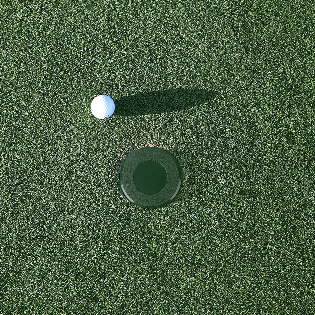 

2pcs Golf Cup Cover Plastic Portable Lightweight Training Aids Practice Putting Green Hole Protection Eco Friendly Durable Golf