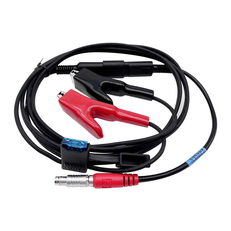 A00302+A00400 External With Alligator Alips DC Power Cable For GPS Hiper Lite