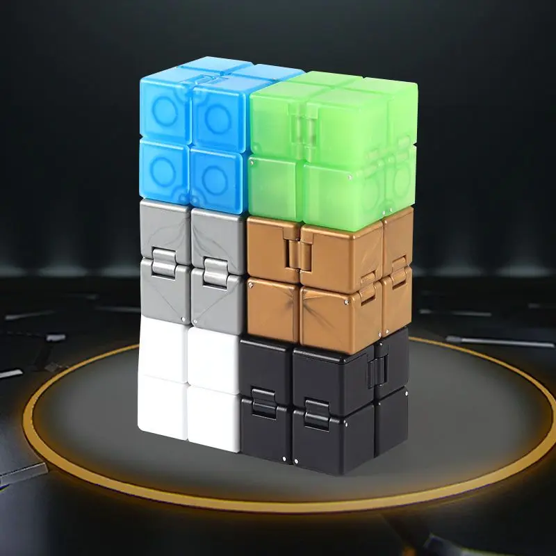 

SENGSO Fidget Cube, две упаковки, новая версия, игрушки для пальцев, для снятия стресса и тревоги/ADHD, сверхпрочные сенсорные подарки