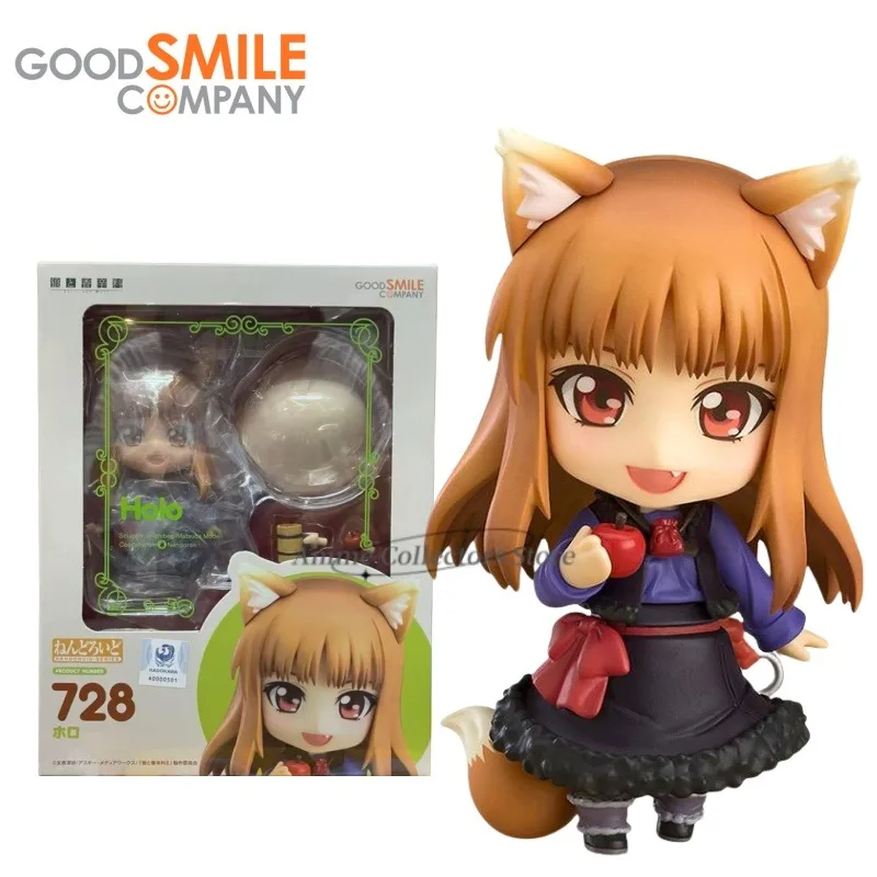 In Stock Original GSC Nendoroid 728 Wolf and Spice Holo Anime Figure Collectible Model Ornaments Collectible Gifts