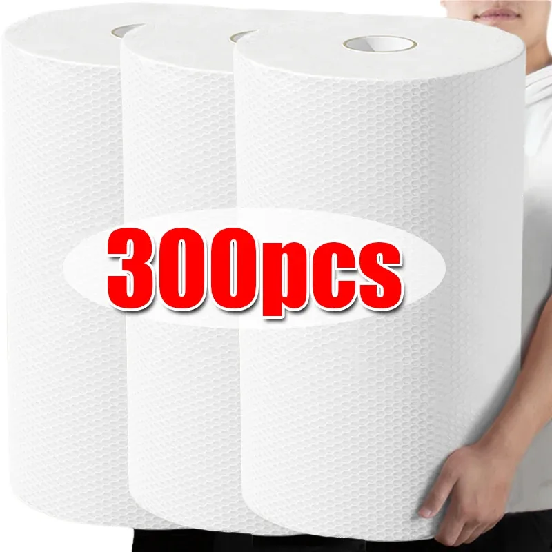 المطبخ المتاح الخرق غير المنسوجة قابلة لإعادة الاستخدام تنظيف الملابس المنزلية غسل المناشف أطباق خرقة مناديل القماش أدوات تنظيف #2