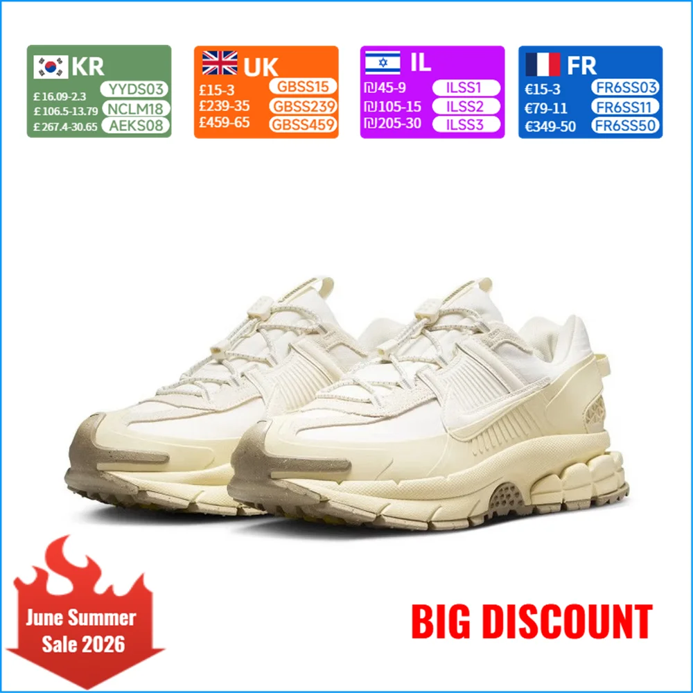

Nike ZOOM VOMERO ROAM: Durable, Water-Resistant, Breathable Low-Top Casual Training Running Shoes (Unisex) FV2295-101