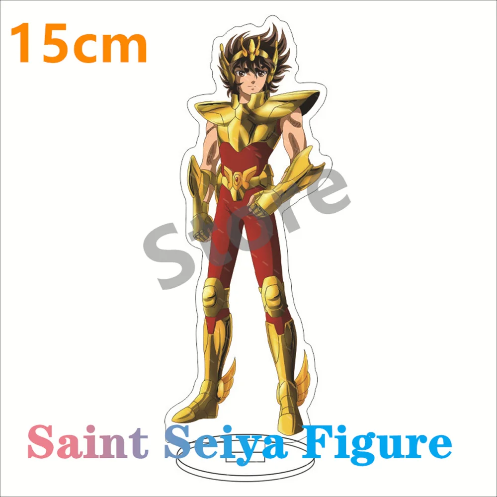 Figuras de Anime Saint Seiya Dohko, soporte acrílico para Cosplay, modelo de placa, decoración de escritorio, letrero de pie, regalos para seguidores, 15cm