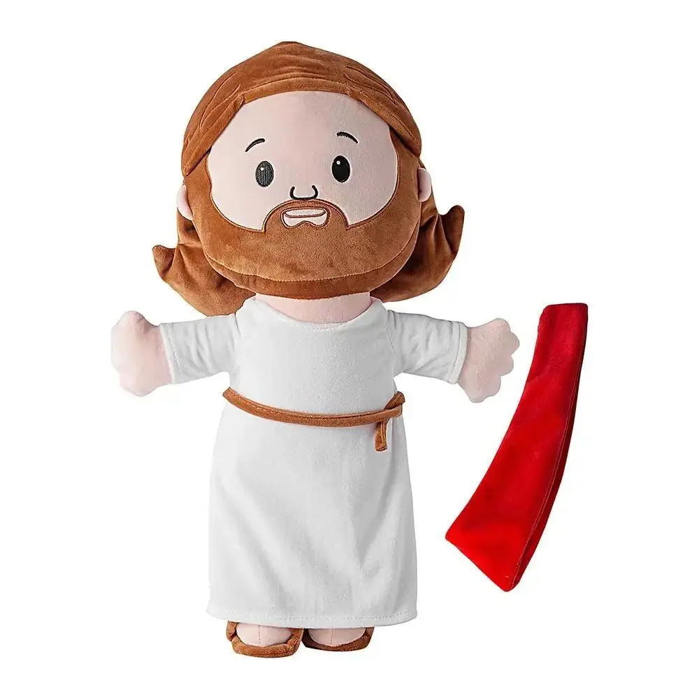 

Sleeping Stuffed Animal Jesus 25cm Cartoon Holy Family Doll Creative Kawaii Christ Religious Plushie Figure Children