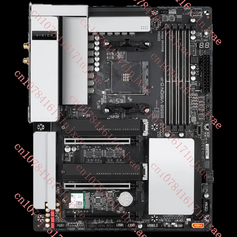 

ДЛЯ GIGABYTE B550 VISION D-P Материнская плата DDR4 AMD AM4 B550 ATX Тест ок.