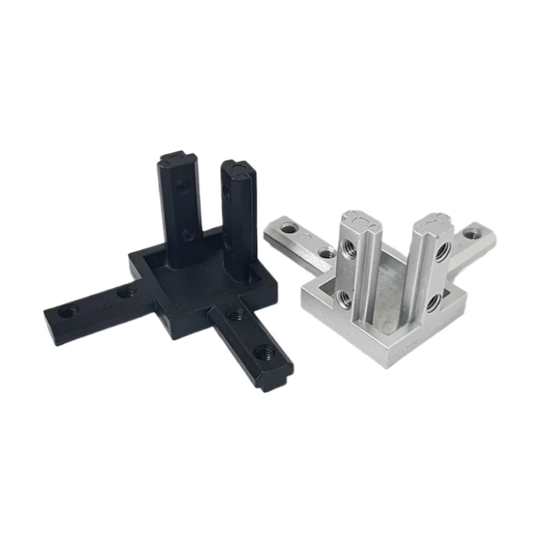 4Pack 3-Way End Corner Bracket Connector T-Slot Aluminum Extrusion Profile 2020 3030 4040 Compatible 3D Bracket Parts