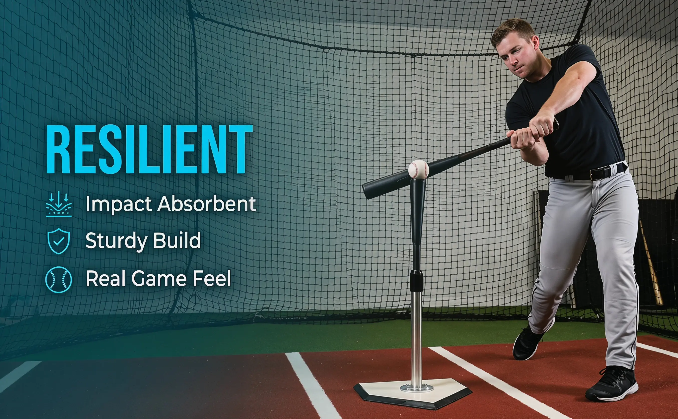 Baseball Batting Tee Topper Upgraded Rubber High Elasticity Replacement Holder for Baseball Softball Training Practice Tee Cup