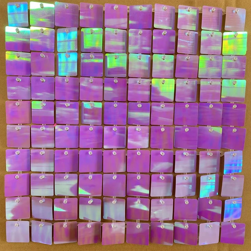3*8/4*6Ft Sequins Shimmer Wall DIY Decoration Clear Grid Panel Backdrop Stand Party Shiny Background Birthday Wedding Display 3D