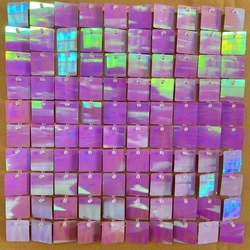 3*8/4*6Ft Sequins Shimmer Wall DIY Decoration Clear Grid Panel Backdrop Stand Party Shiny Background Birthday Wedding Display 3D