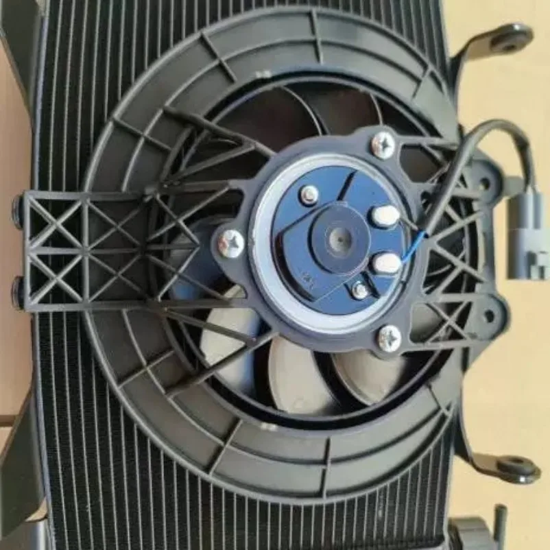 For CFMOTO Motorcycle Radiator Water Tank Fan CF800MT CF800-5/5A Cooler Water Tank Assembly