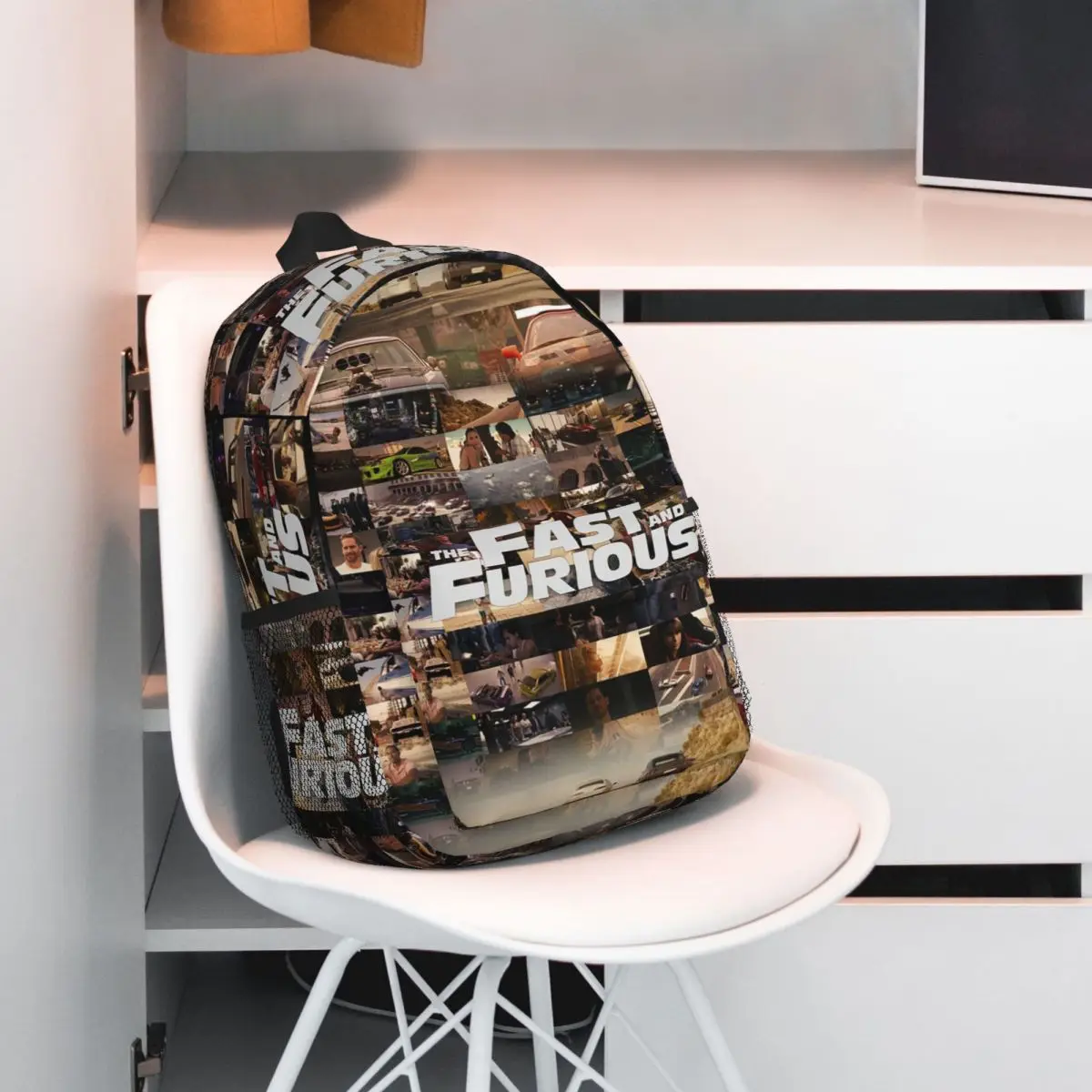 Fast And Furious Legends Tribute Backpack Hot Sale Daypack Large Capacity Boys Girls BookBag Shoulder Bags Men Women School Bag