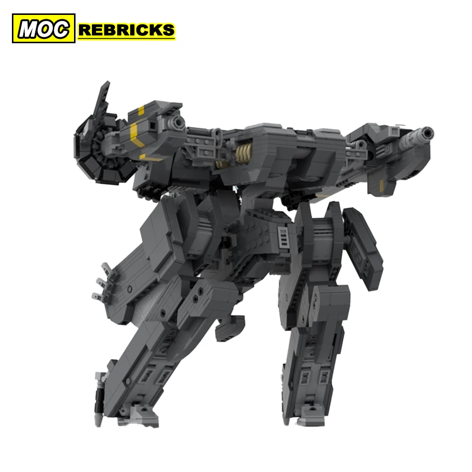 MOC Mech Series Building Blocks Alloy Equipment Movie Warfare Soldier Robots Model DIY Kids Small Particle Education Brick Toys