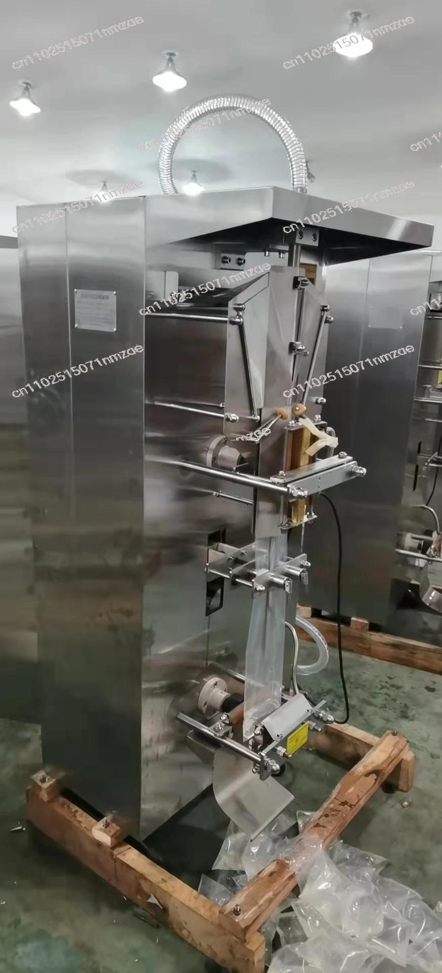 1000L Complete Small Bag Water Production Line Pure Water Sachet Filling Machine for Biodegradable Plastic Roll