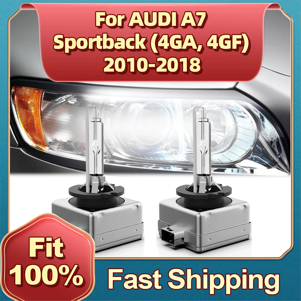 

2PCS 35W HID Xenon Lamp D3SCar Headlight 6000K For AUDI A7 Sportback 4GA 4GF 2010 2011 2012 2013 2014 2015 2016 2017 2018