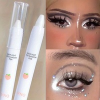 Lying Silkworm Highlighter Stick Pearl Matte White Brighten Eyes Corner Shiny Eyeliner Eyeshadow Makeup