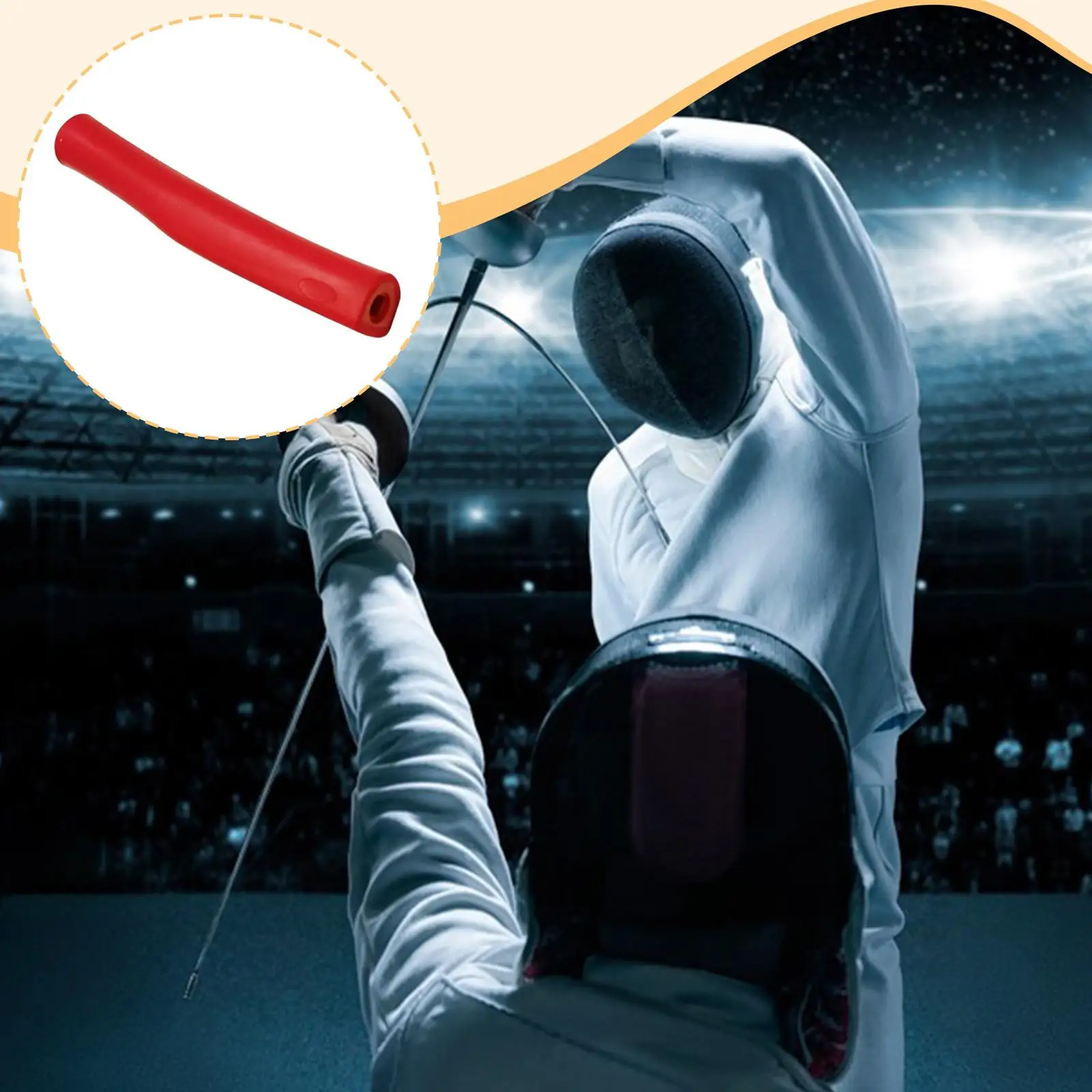 

Fencing Handle Ergonomic Design Convenient Competition Accessories Premium