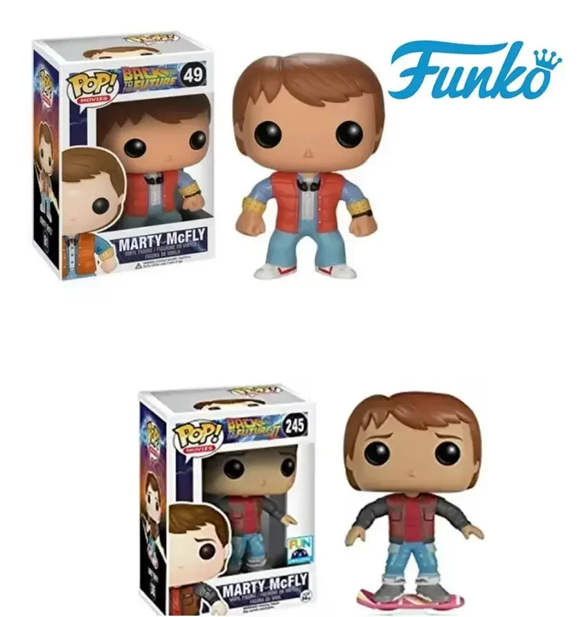 Funko POP BACK TO THE FUTURE 2 MARTY McFLY 245# 49# Figure Collectible Model Toys for Children Christmas Gifts