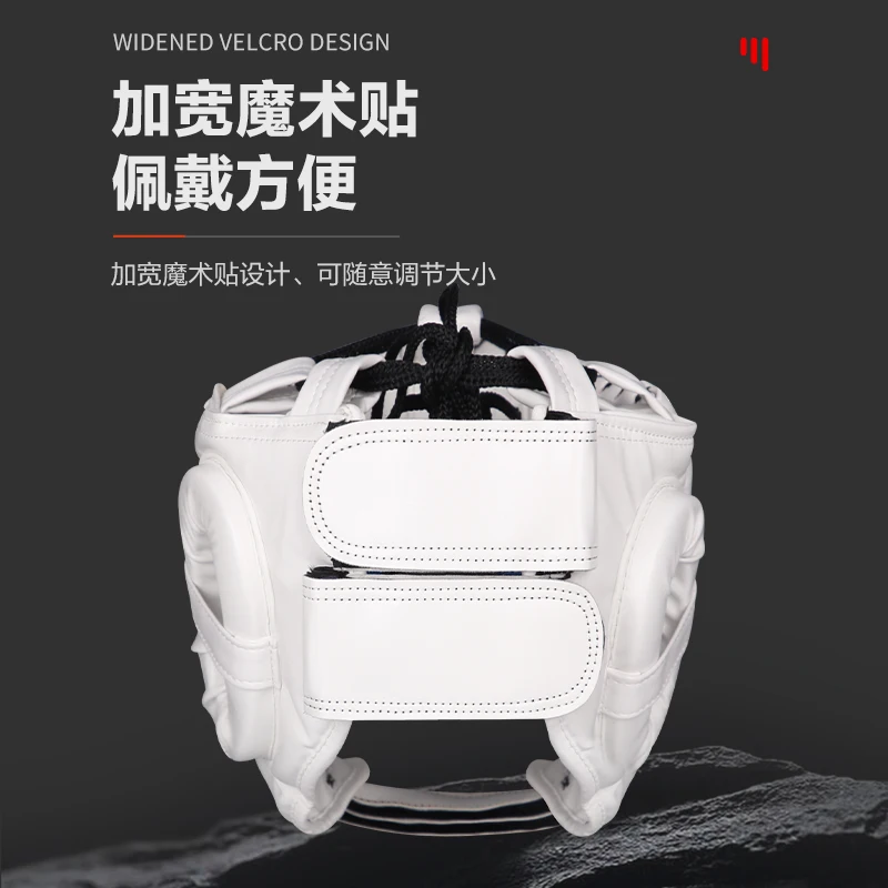 Professional Adult Men Women Kick Boxing Sanda MMA Helmet Full Protection to Protect Nose Free Combat Beam Full-face Head Gear