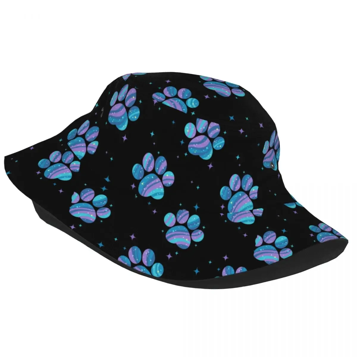 ry Paws Bucket Hat For Men Women Unisex Printed Floral Dogs Animal Summer Travel Beach Floral Dogs Animal Fisherman Cap