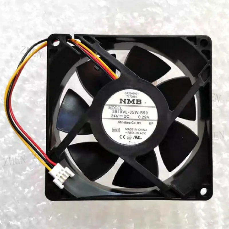 Y   1pcs New FOR  NMB 3610VL-05W-B59 24V 0.29A 3pin inverter fan # QW.