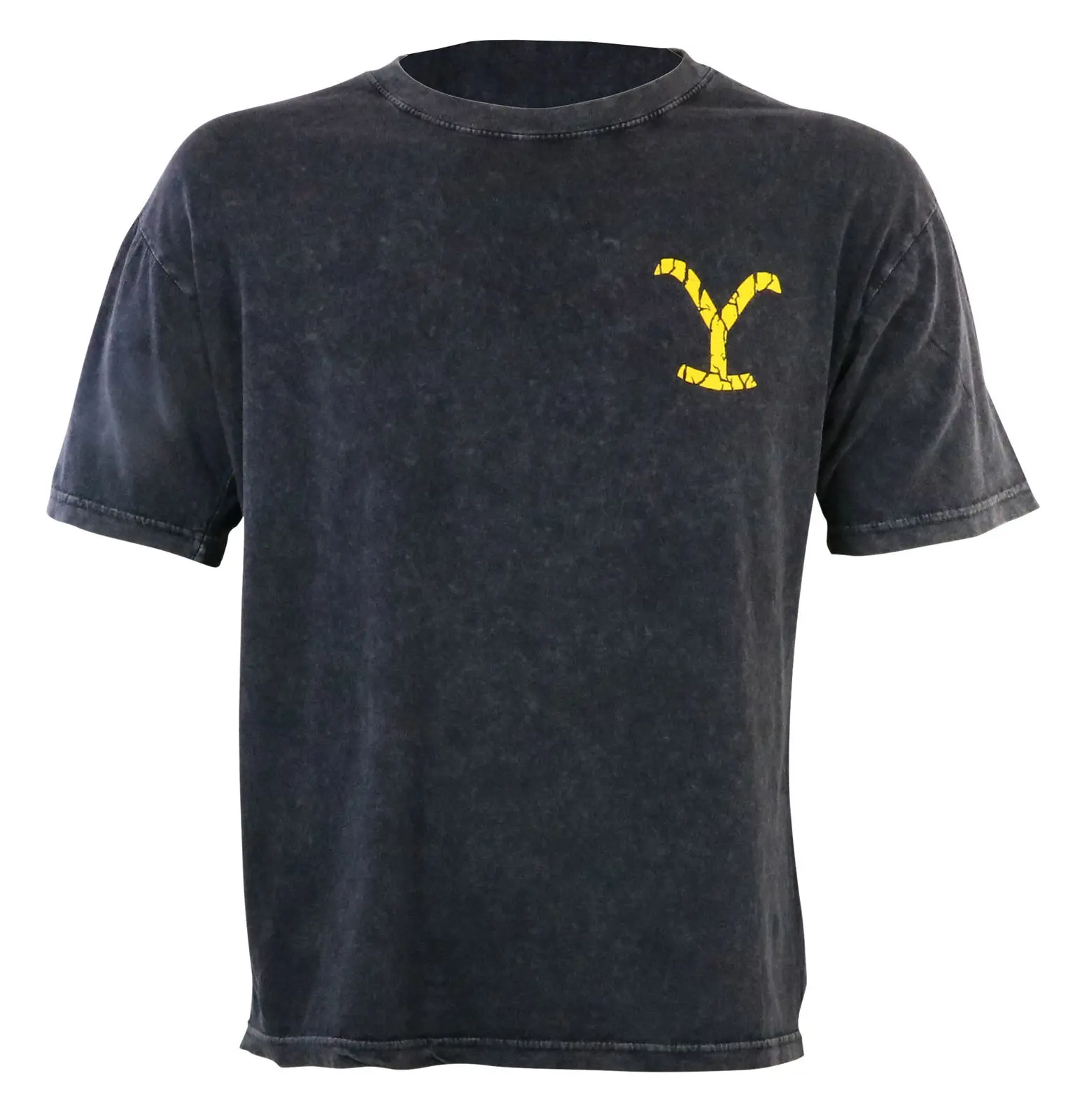 

Аутентичная черная футболка с логотипом YELLOWSTONE Mineral Wash, S-3XL, НОВИНКА